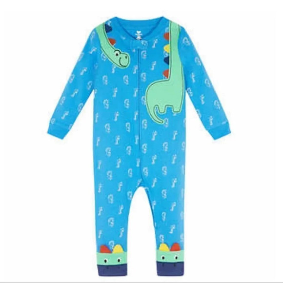 Koala Baby Infant 3-pack Coverall, Dino - Picture 3 of 5
